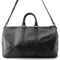 Louis Vuitton Boston Bag Monogram Midnight Keepall Bandouliere 45 Black 2-Way