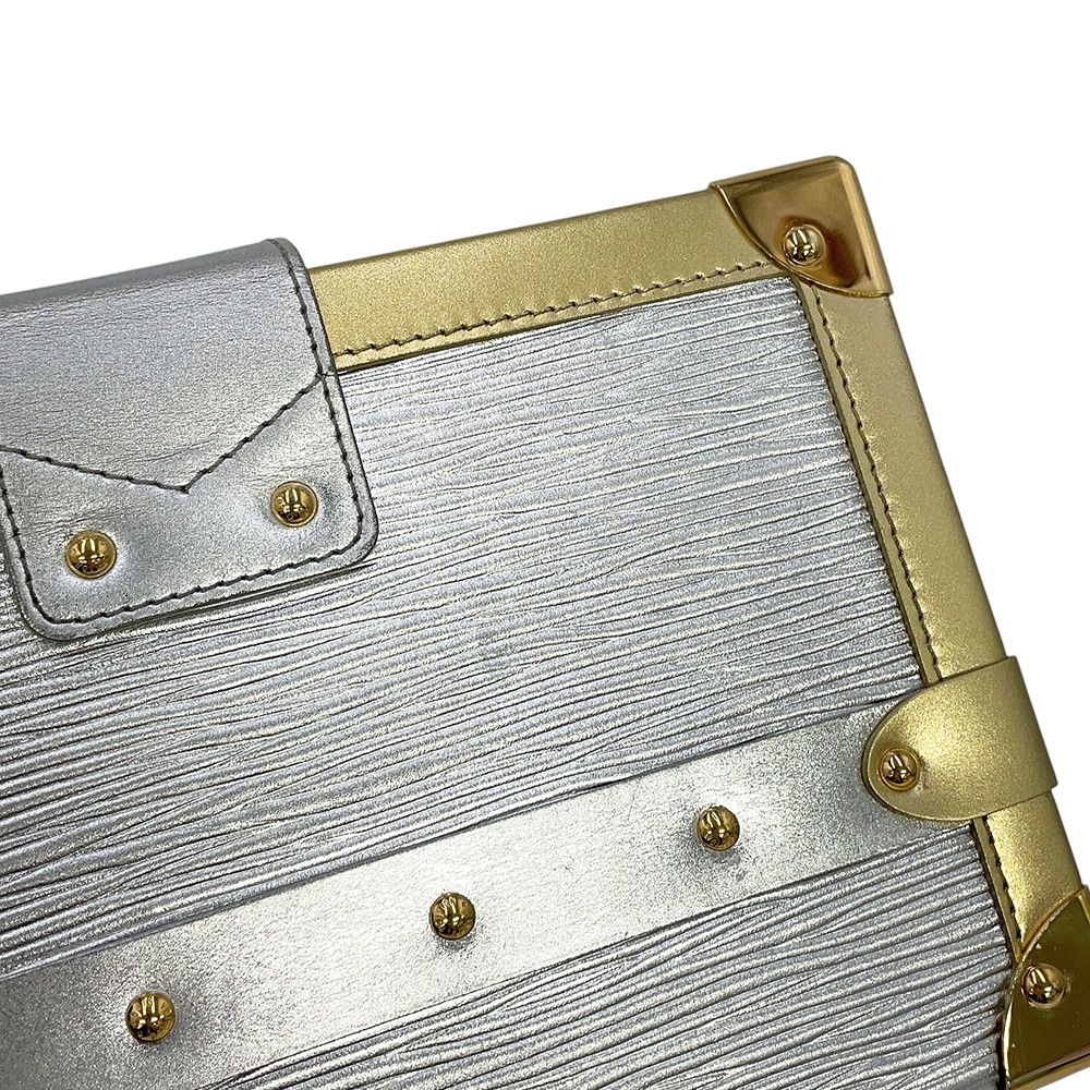 Louis Vuitton Shoulder Bag Epi Metallic Petite 2-Way Clutch — view 7