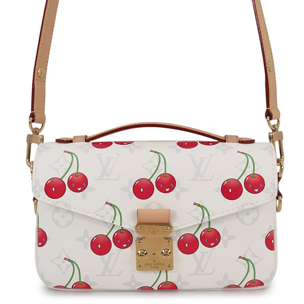 Louis Vuitton Shoulder Bag Monogram Cherry LV Takashi Murakami Pochette Metis