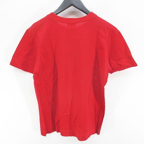 Hermes Vintage les Tuileries Roulis Short Sleeve T-Shirt L Red Print — view 2