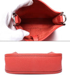 Hermes Shoulder Bag Silver Crossbody Taurillon Clemence Evelyne TPM — view 3