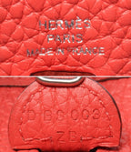 Hermes Shoulder Bag Silver Crossbody Taurillon Clemence Evelyne TPM — view 4