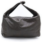 Bottega Veneta Intrecciato Hobo Shoulder Bag Olive Brown Leather — view 2