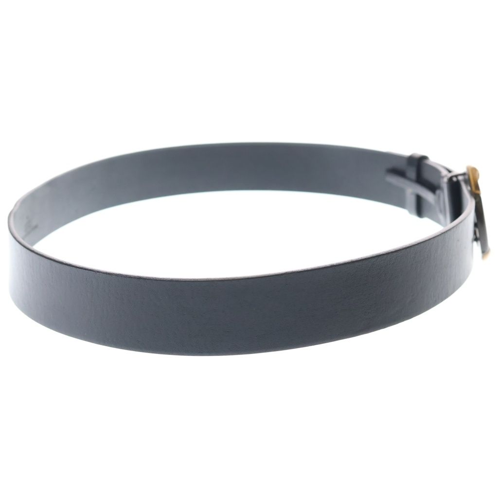 Gucci Bamboo-g Logo Leather Belt Black Brown — view 3