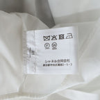 Chanel Rhinestone Gold Button Ruffle Long Sleeve Shirt Blouse Short Length — view 8