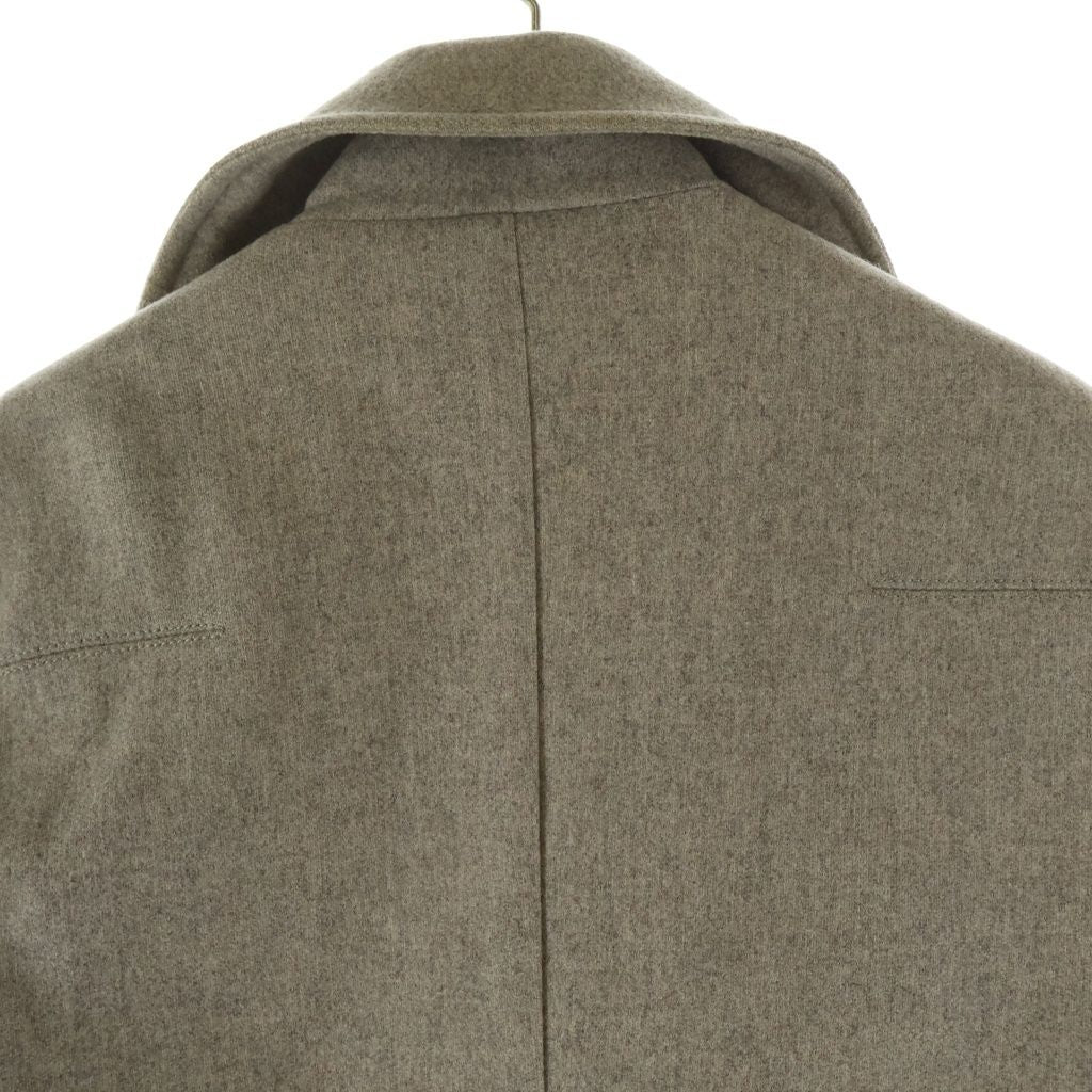 Dior Homme Wool Cashmere Wrap Coat Beige — view 4