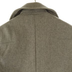 Dior Homme Wool Cashmere Wrap Coat Beige — view 4