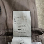Dior Homme Wool Cashmere Wrap Coat Beige — view 8