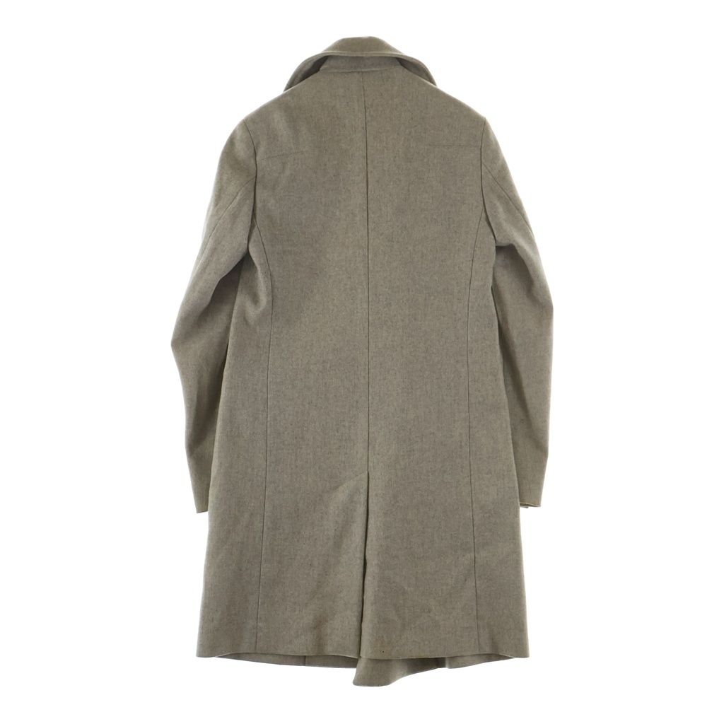 Dior Homme Wool Cashmere Wrap Coat Beige — view 2