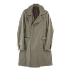 Dior Homme Wool Cashmere Wrap Coat Beige