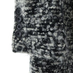 Dior Edith Slimane Era Wool Boucle Coat Gray — view 5