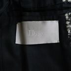 Dior Edith Slimane Era Wool Boucle Coat Gray — view 6