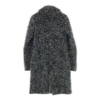 Dior Edith Slimane Era Wool Boucle Coat Gray — view 2