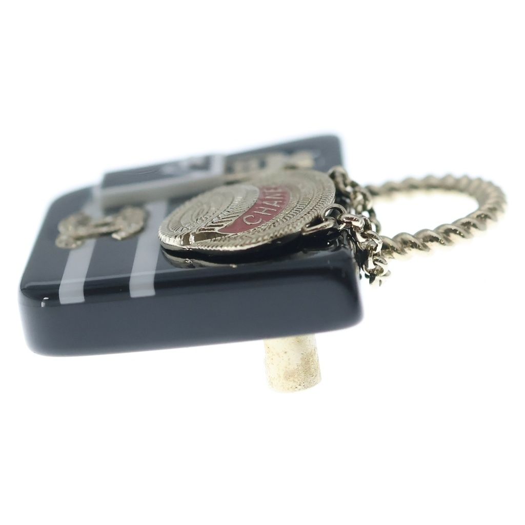 Chanel Bag Motif Brooch Black Gold 21c — view 3