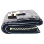 Louis Vuitton Monogram Empreinte Portefeuille Metis Compact Wallet Trifold Noir — view 3