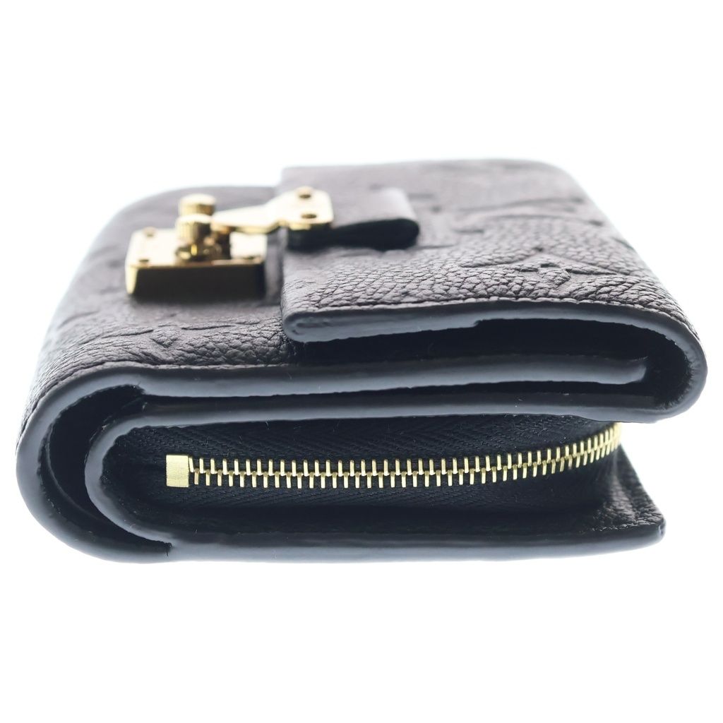 Louis Vuitton Monogram Empreinte Portefeuille Metis Compact Wallet Trifold Noir — view 3