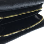 Louis Vuitton Monogram Empreinte Portefeuille Metis Compact Wallet Trifold Noir — view 4