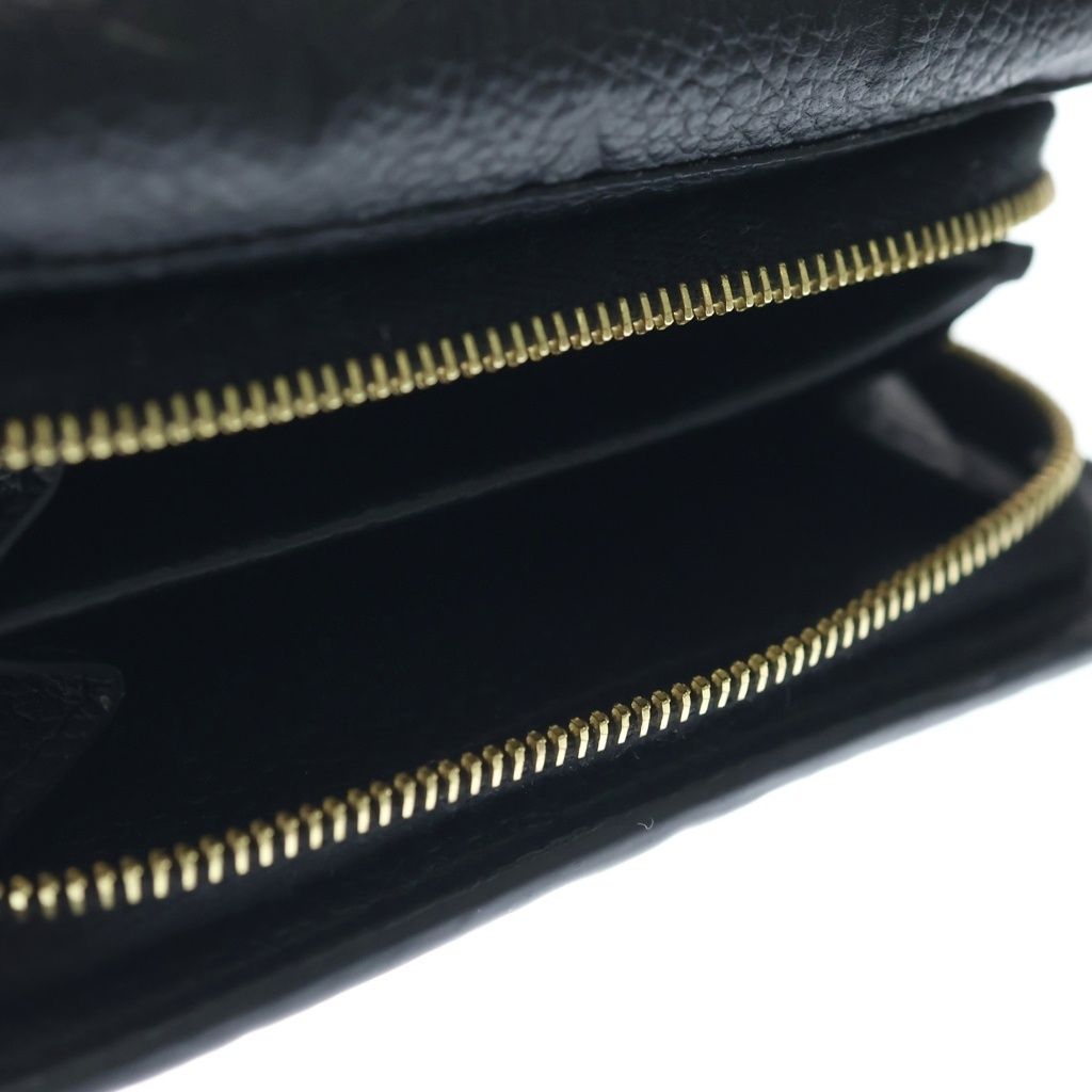 Louis Vuitton Monogram Empreinte Portefeuille Metis Compact Wallet Trifold Noir — view 4