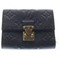 Louis Vuitton Monogram Empreinte Portefeuille Metis Compact Wallet Trifold Noir