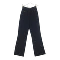 Chanel 95 CC Logo Gold Button Silk Flare Trousers Pants