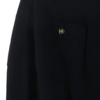 Chanel 95 CC Logo Gold Button Silk Flare Trousers Pants — view 7