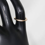Chanel Camellia Half Eternity Diamond Ring 18K Pink Gold — view 7