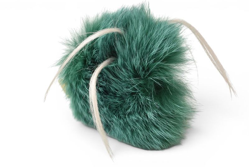 Fendi Key Holder Bag Charm Monster Bugs Green Pink — view 4
