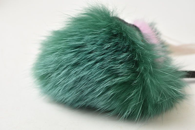 Fendi Key Holder Bag Charm Monster Bugs Green Pink — view 2