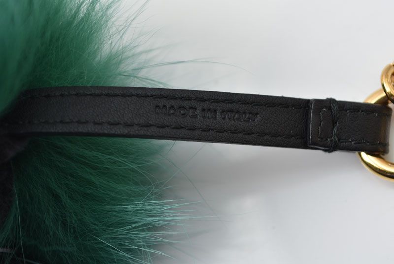 Fendi Key Holder Bag Charm Monster Bugs Green Pink — view 5