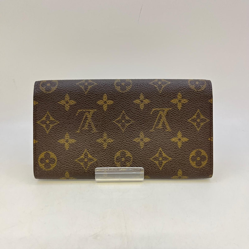 Louis Vuitton Monogram Pochette Porte-Monnaie Credit Brown Coin Purse — view 2