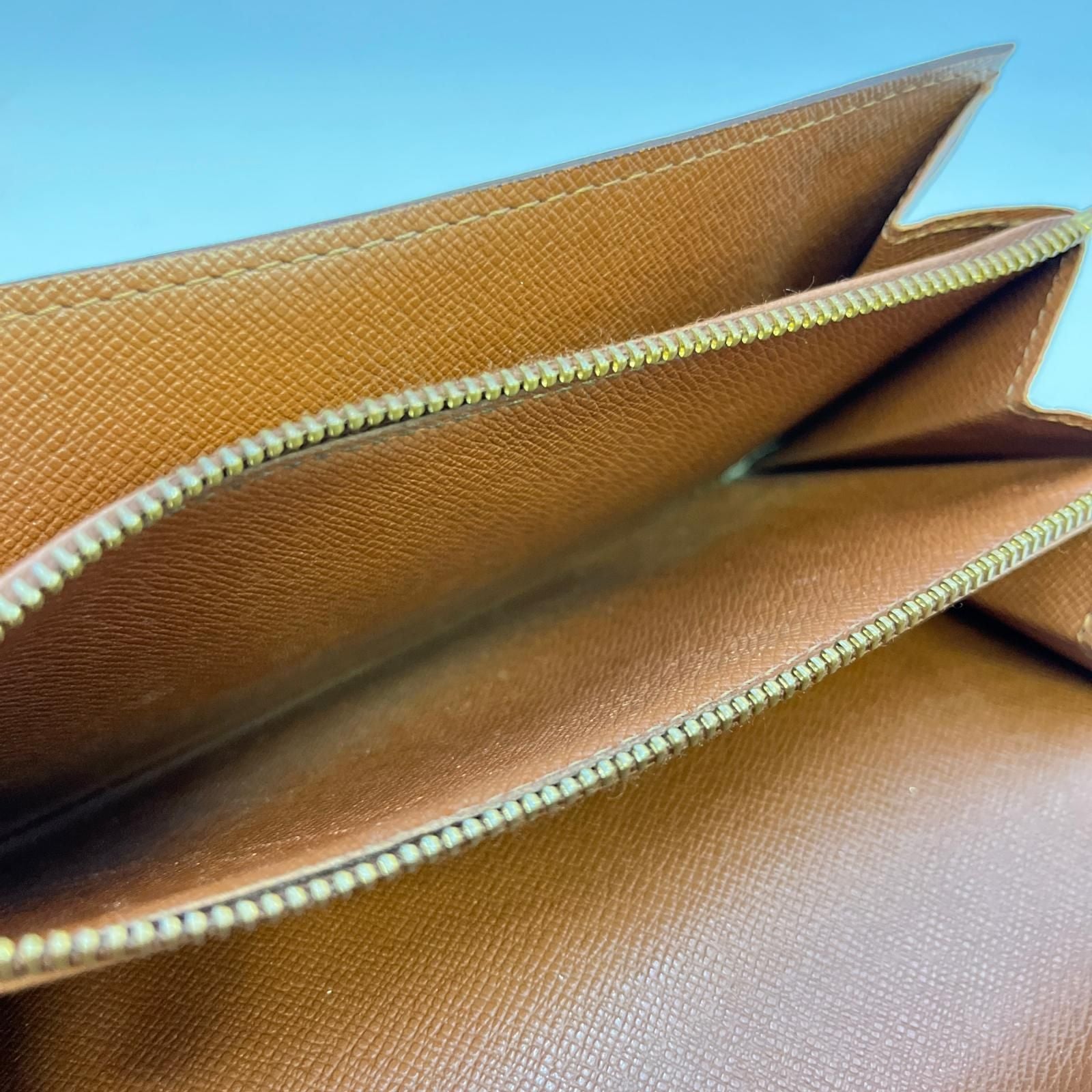Louis Vuitton Monogram Pochette Porte-Monnaie Credit Brown Coin Purse — view 5