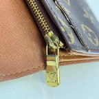 Louis Vuitton Monogram Pochette Porte-Monnaie Credit Brown Coin Purse — view 8