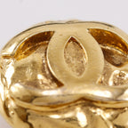 Chanel 96A CC Logo Vintage Gold Plated Earrings — view 8
