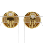Chanel 96A CC Logo Vintage Gold Plated Earrings — view 3