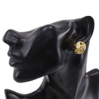 Chanel 96A CC Logo Vintage Gold Plated Earrings — view 2