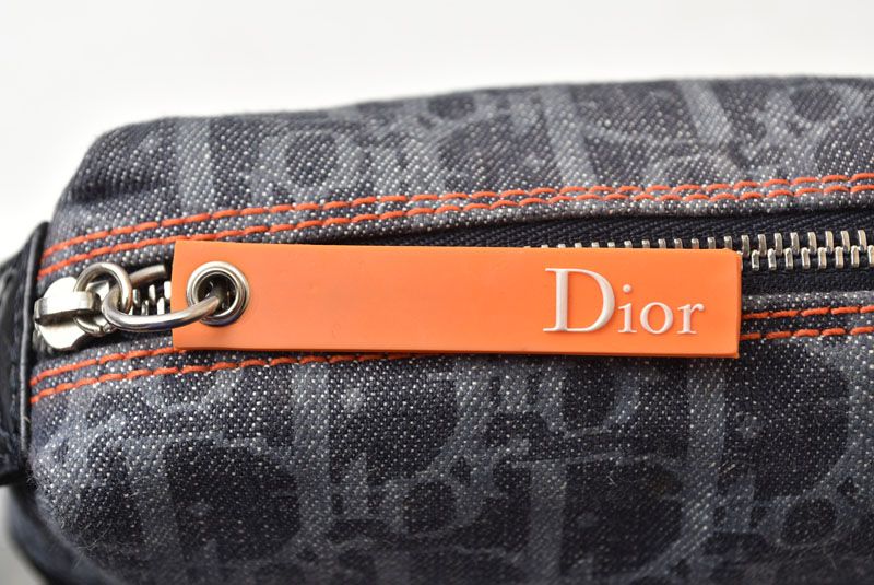 Dior Pouch Makeup Flightline Trotter Denim Navy — view 2