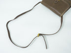 Loewe Anagram Shoulder Bag Pochette Leather Brown — view 4