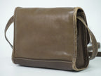 Loewe Anagram Shoulder Bag Pochette Leather Brown — view 2