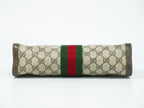 Gucci Vintage Sherry Line GG Supreme Clutch Beige Brown — view 3
