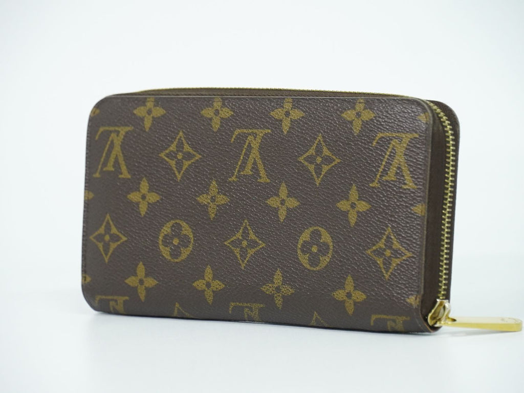 Louis Vuitton LV Zippy Wallet Monogram Zip Around Brown — view 2