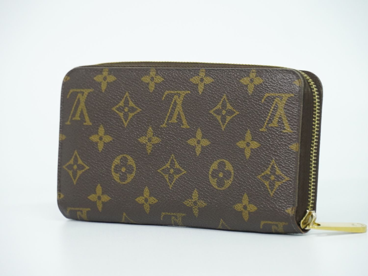 Louis Vuitton LV Zippy Wallet Monogram Zip Around Brown — view 2