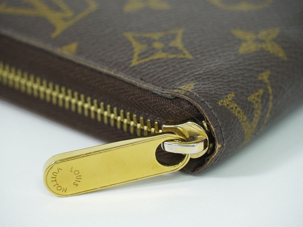 Louis Vuitton LV Zippy Wallet Monogram Zip Around Brown — view 6