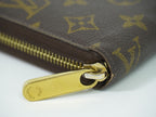 Louis Vuitton LV Zippy Wallet Monogram Zip Around Brown — view 6