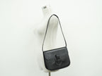 Saint Laurent YSL Leather Shoulder Bag Black — view 6