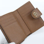 Gucci Compact Wallet with Bamboo Double Aabxm Bifold Leather — view 3