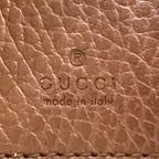 Gucci Jackie GG Denim Leather Indigo Blue Brown Mini Shoulder Bag Gold — view 4