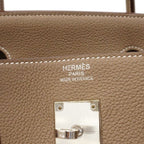 Hermes Handbag Birkin 40 Togo Etoupe Silver — view 5