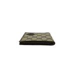 Gucci Vintage GG Pattern Leather Bifold Wallet Mini Card Case Brown — view 3
