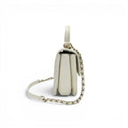 Chanel Trendy CC Shoulder Bag White Gold CC Logo Turnlock Rhinestone Chain 2-Way — view 2