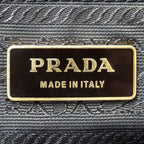Prada Bag Handbag Nylon Dark Brown Handle Simple Going Out Everyday — view 6